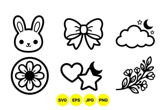 Cute Doodle Spring Clipart Pack for Crafting and Design
