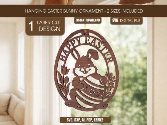 Easter Bunny Ornament SVG Review