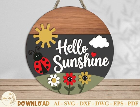 Ladybug Summer Door Hanger SVG Review