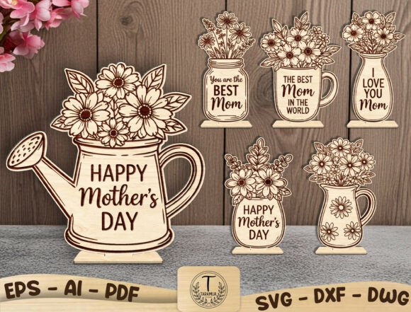 Laser Cut Wood Sign SVG for Mother S Day