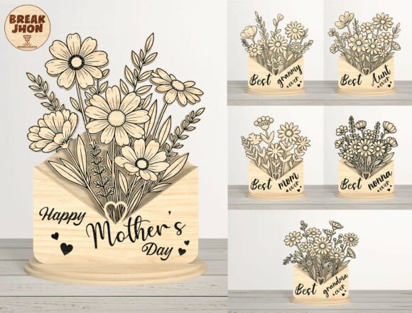 Mother's Layered Floral Envelope Design Review