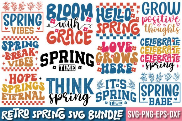 Retro Spring SVG Bundle – Groovy Flowers Review