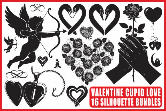 Valentine Cupid Love Silhouette Bundle Review